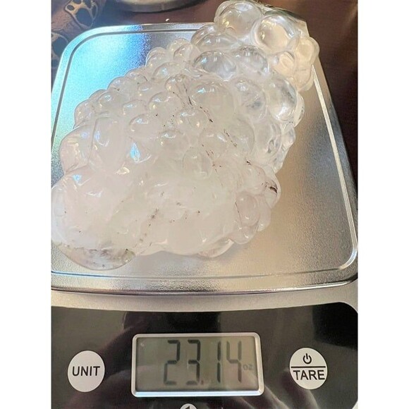 Large Clear Quartz Money Toad - Picture 9 of 9